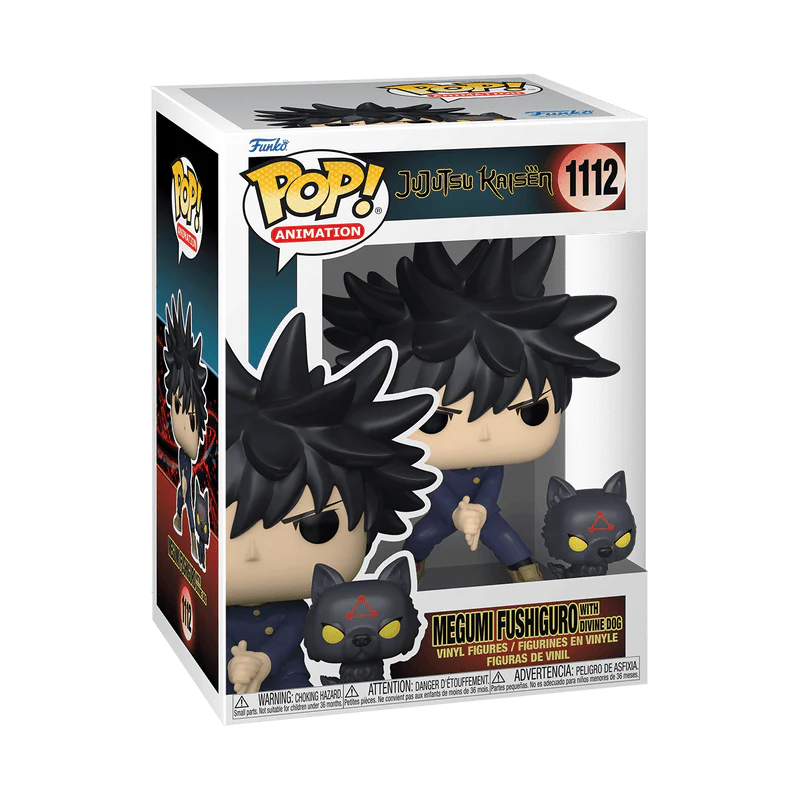 Funko Pop! & Buddy Animation: Jujutsu Kaisen - Megumi Fushiguro with Divine Dog #1112 - Image 2