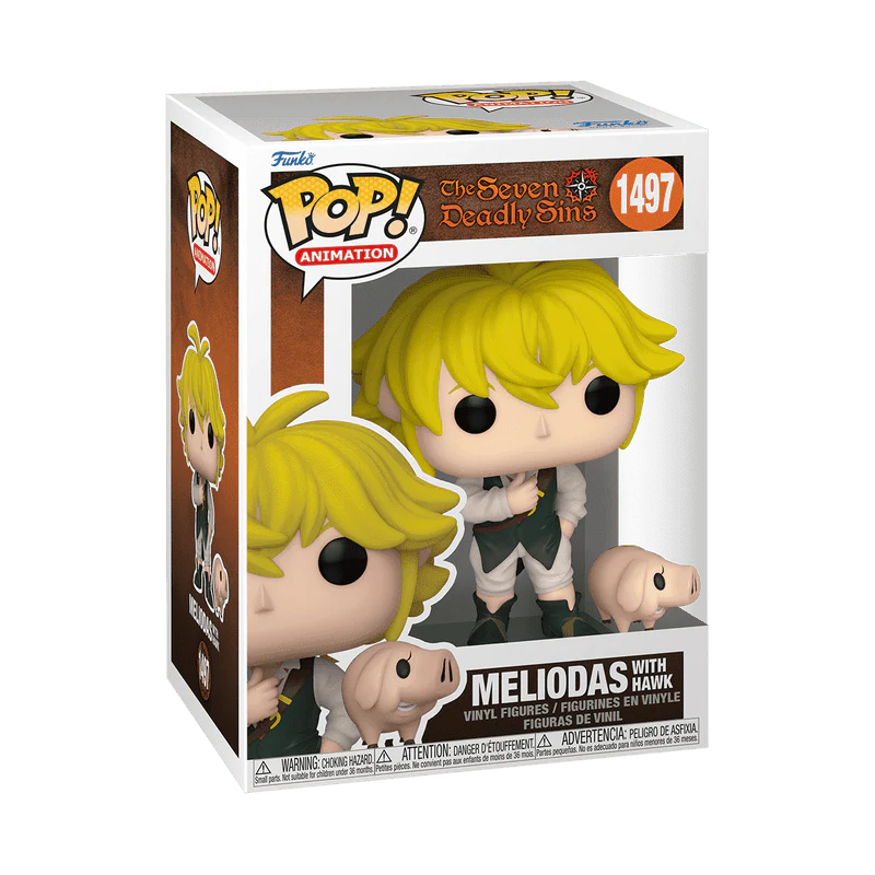 Funko Pop! & Buddy Animation: The Seven Deadly Sins - Meliodas with Hawk - Image 2