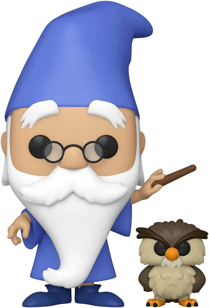 Funko Pop! & Buddy Disney: The Sword in the Stone - Merlin with Archimedes #1100 - Image 1