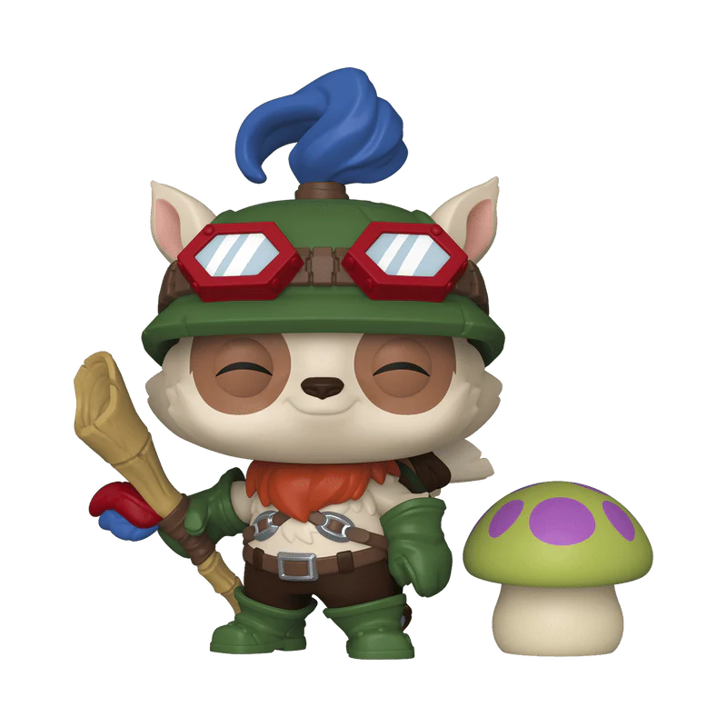 Funko Pop! & Buddy Games: League of Legends - Teemo with Mushroom #1138 - Image 1