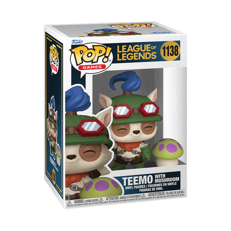 Funko Pop! & Buddy Games: League of Legends - Teemo with Mushroom #1138 - Image 2