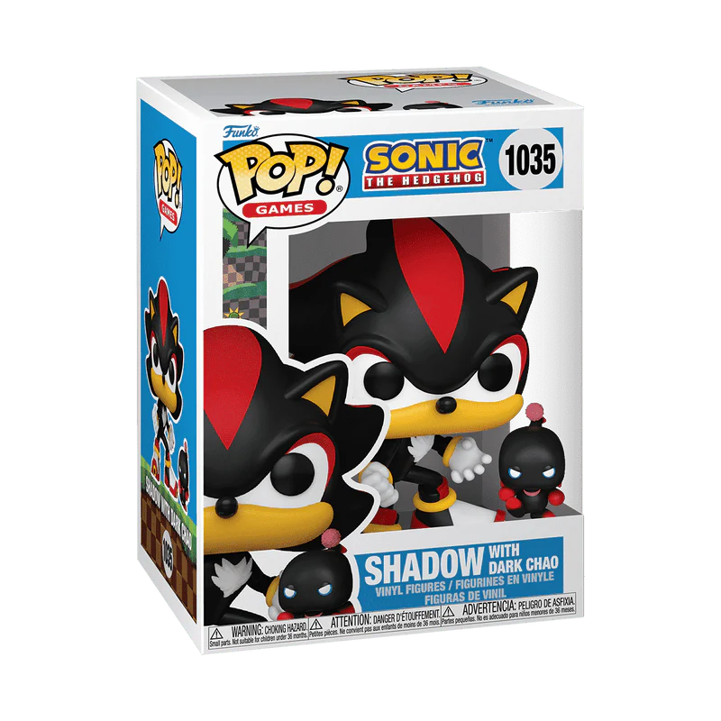 Funko Pop! & Buddy Games: Sonic the Hedgehog - Shadow with Dark Chao #1035 - Image 2