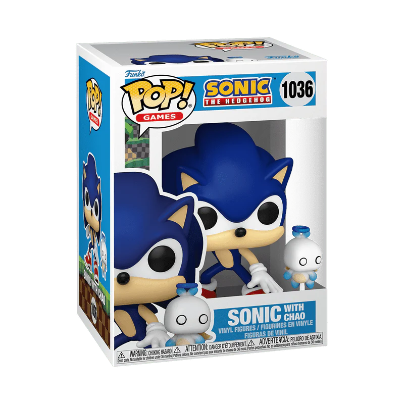 Funko Pop! & Buddy Games: Sonic the Hedgehog - Sonic with Chao #1036 - Image 2