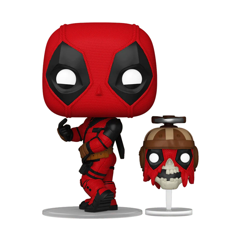 Funko Pop! & Buddy Marvel: Deadpool & Wolverine - Deadpool and Headpool #1400 - Image 1