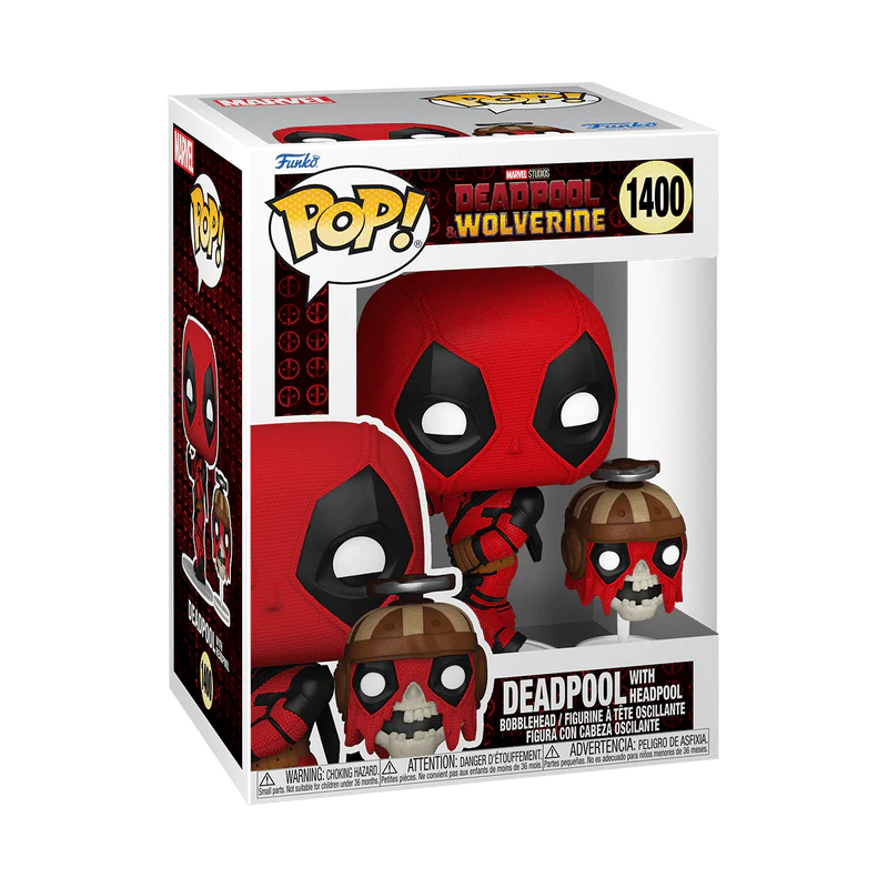 Funko Pop! & Buddy Marvel: Deadpool & Wolverine - Deadpool and Headpool #1400 - Image 2