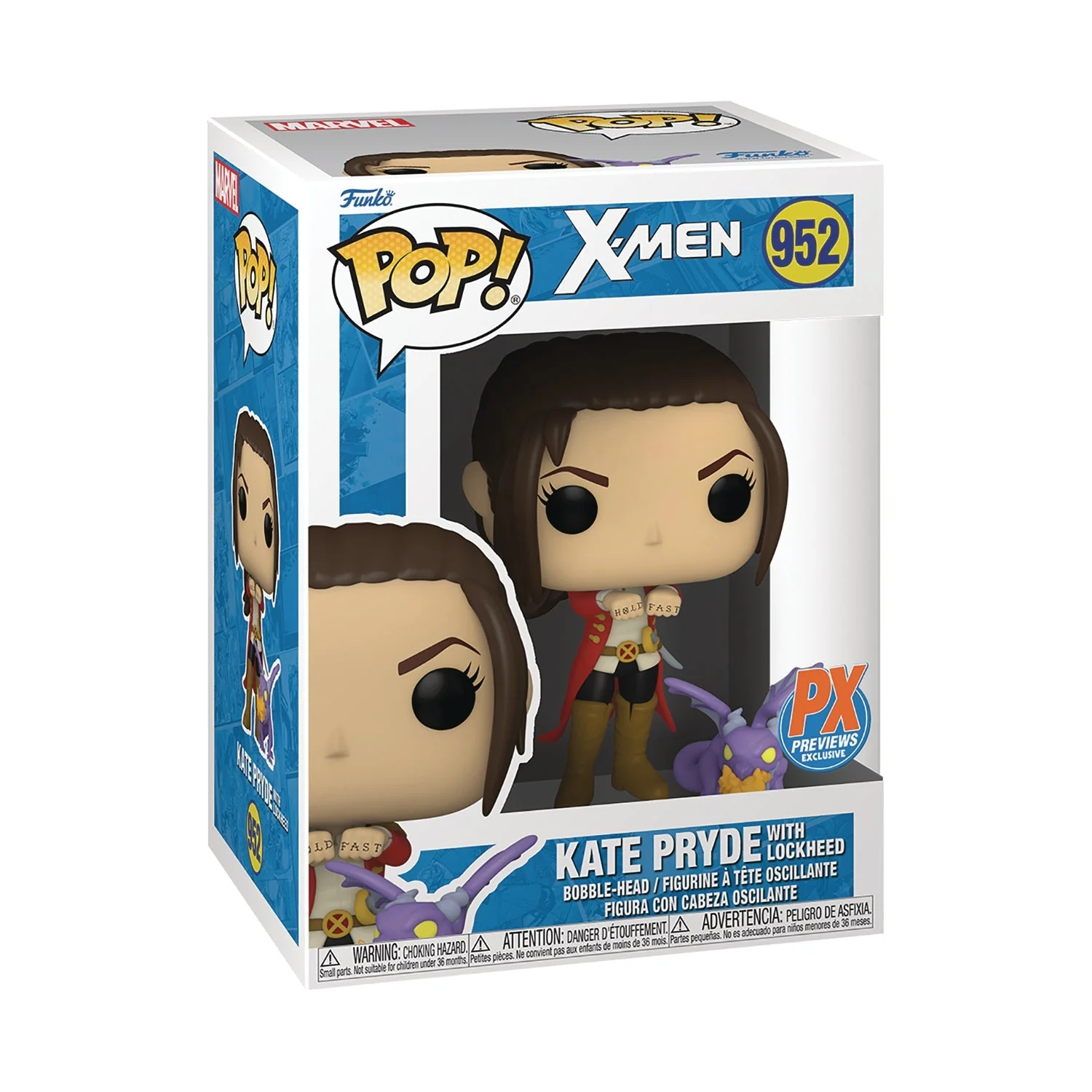 Funko Pop! & Buddy Marvel: X-Men - Kate Pryde with Lockheed #952 PX Previews Exclusive - Image 2