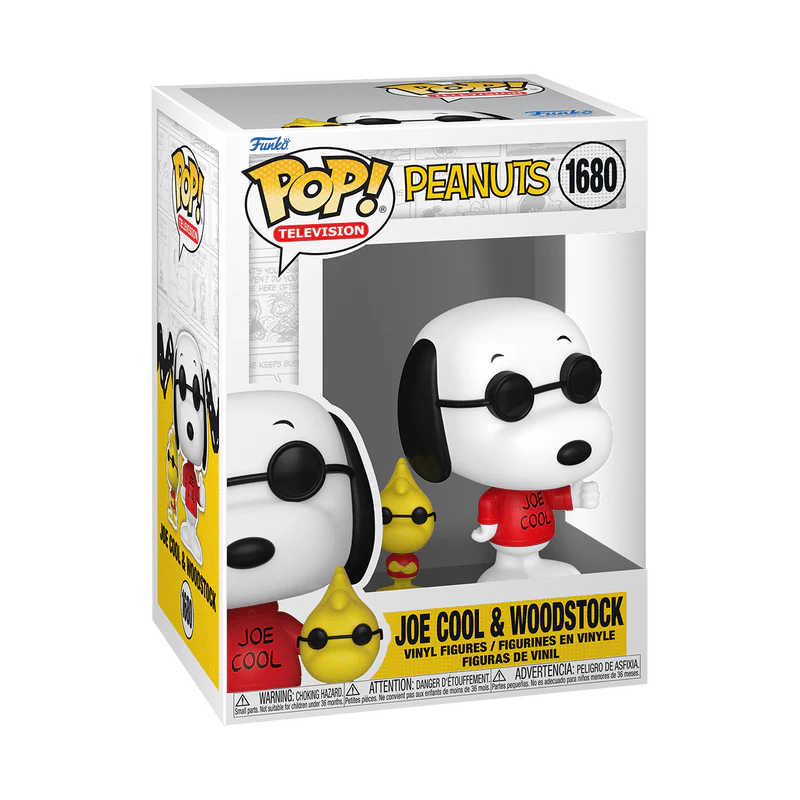 Funko Pop! & Buddy Television: Peanuts - Joe Cool & Woodstock #1680 - Image 2