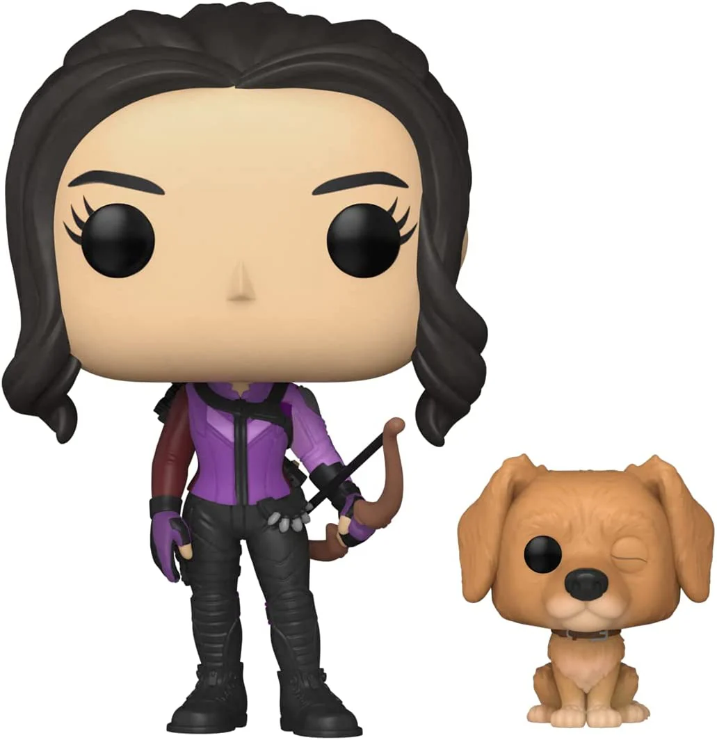 Funko Pop! & Buddy Marvel: Hawkeye - Kate Bishop with Lucky the Pizza Dog #1212 - Image 1