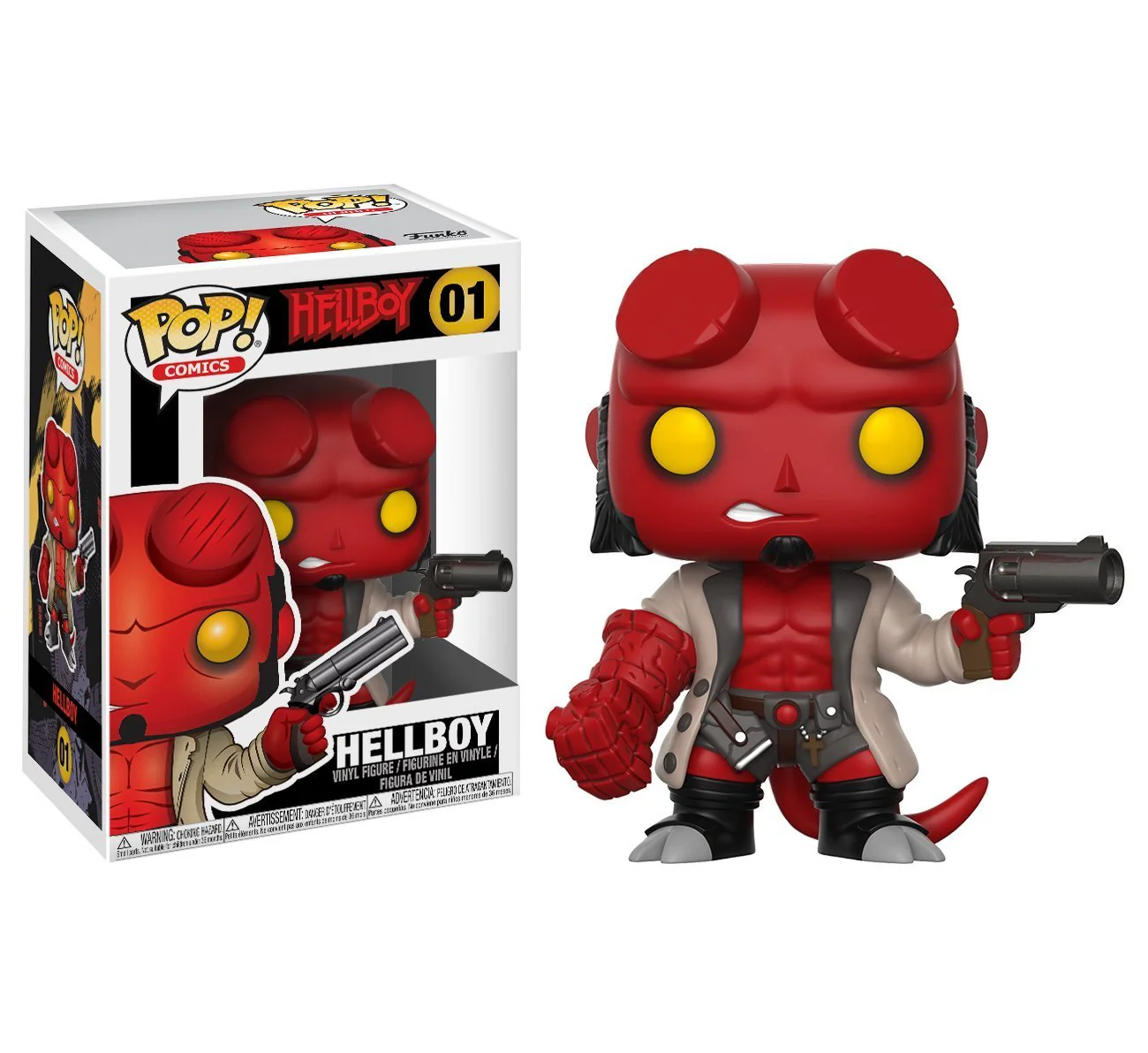 Funko Pop! Comics Hellboy Vinyl Figure - Image 1