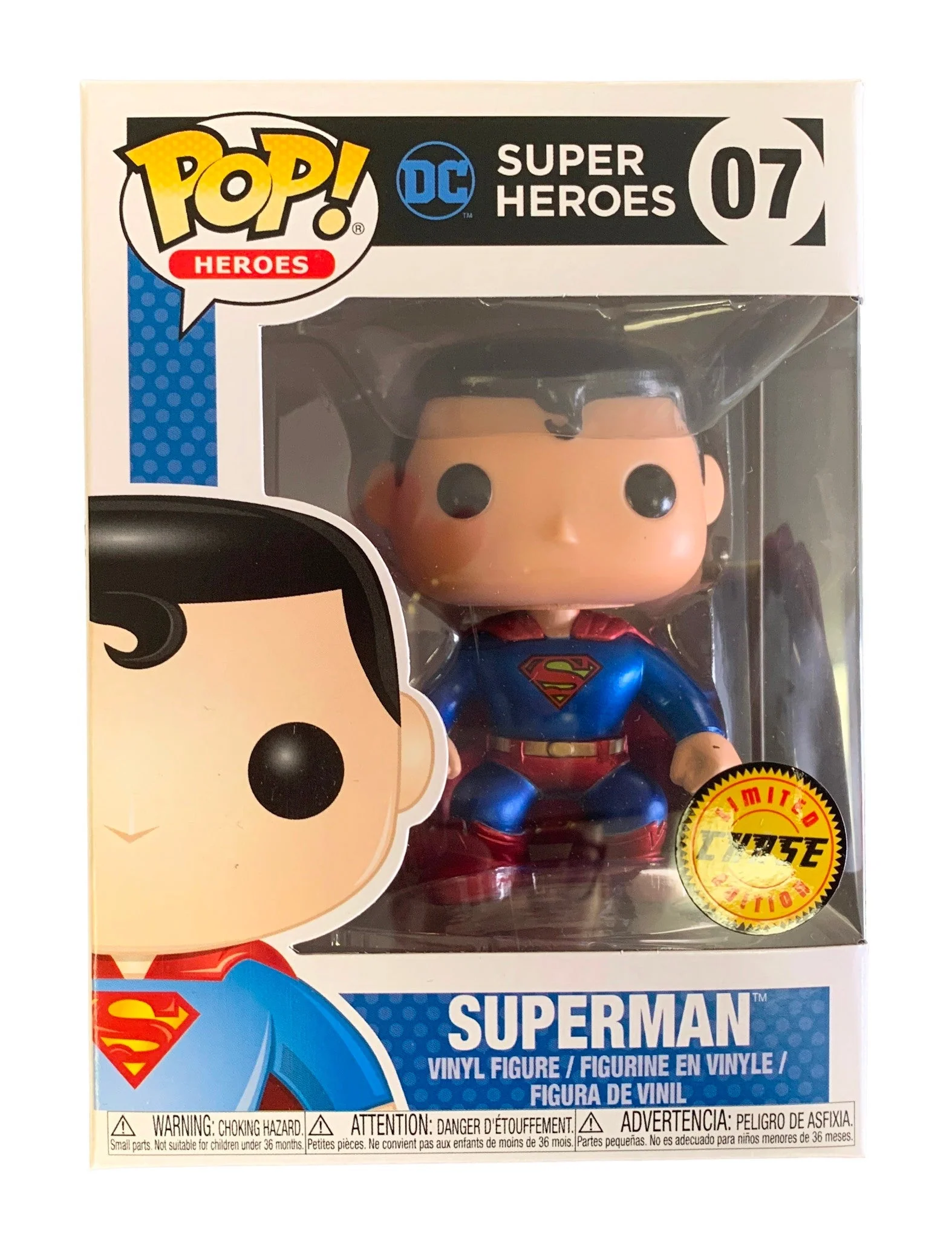 Funko Pop! DC Comics: Superman Metallic Chase #06 - Image 1