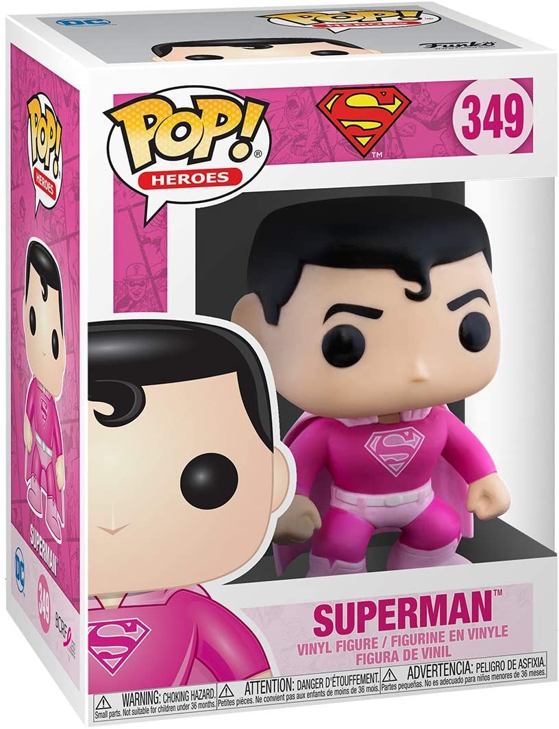 Funko Pop! DC Heroes: Breast Cancer Awareness - Superman #349 - Image 2
