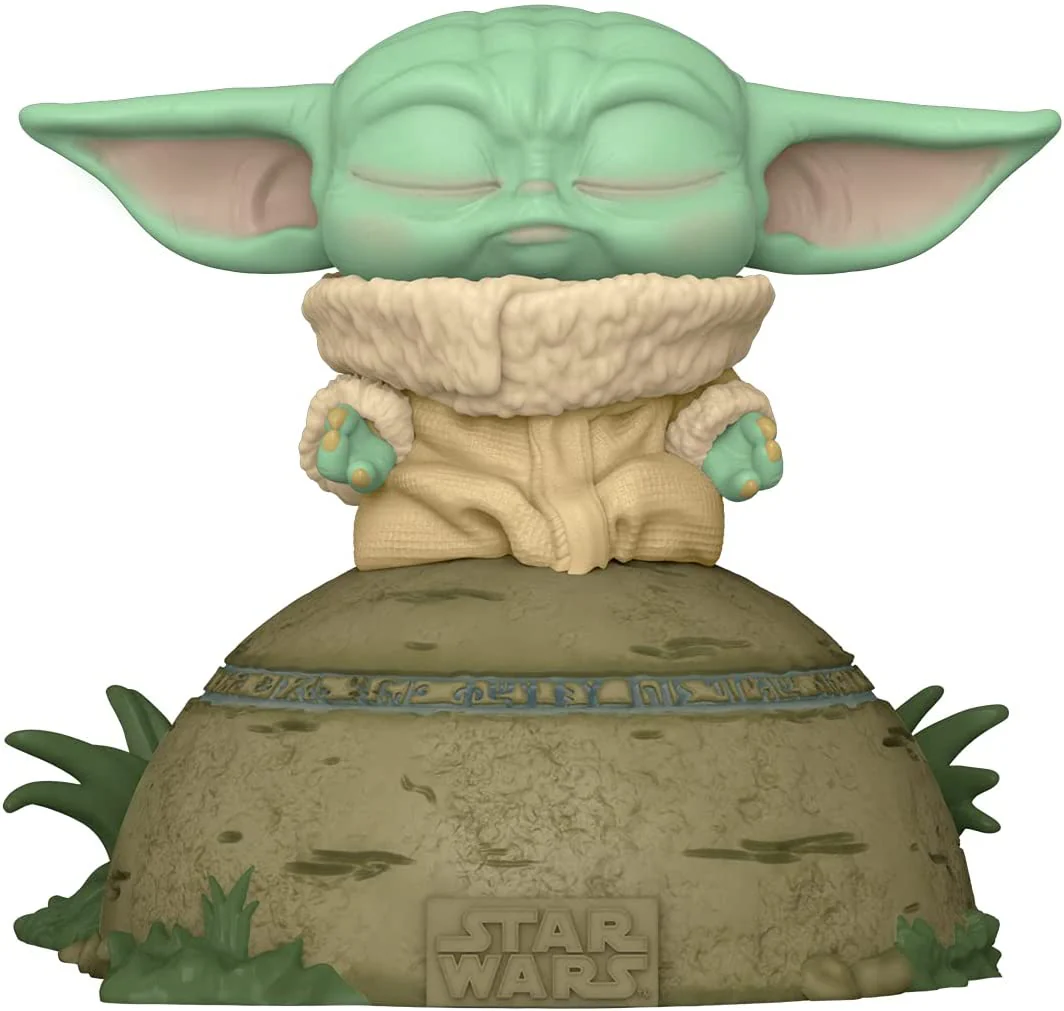 Funko Pop! Deluxe SFX Star Wars: The Mandalorian - Grogu Using the Force #485 - Image 1