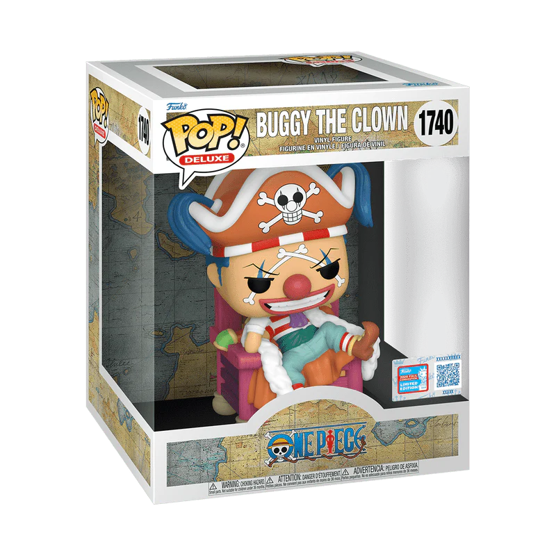 Funko Pop! Deluxe: One Piece - Buggy the Clown on Throne #1740 2024 Fall Convention Exclusive - Image 2