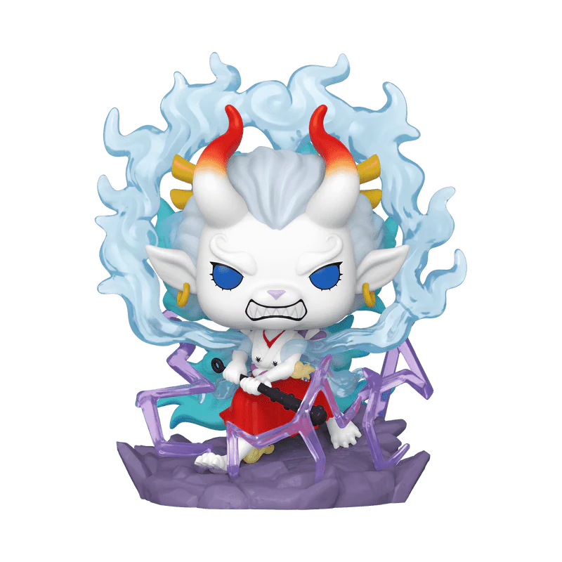 Funko Pop! Deluxe: One Piece - Yamato Man-Beast Form Glow-in-the-Dark #1596 Entertainment Earth Exclusive - Image 3