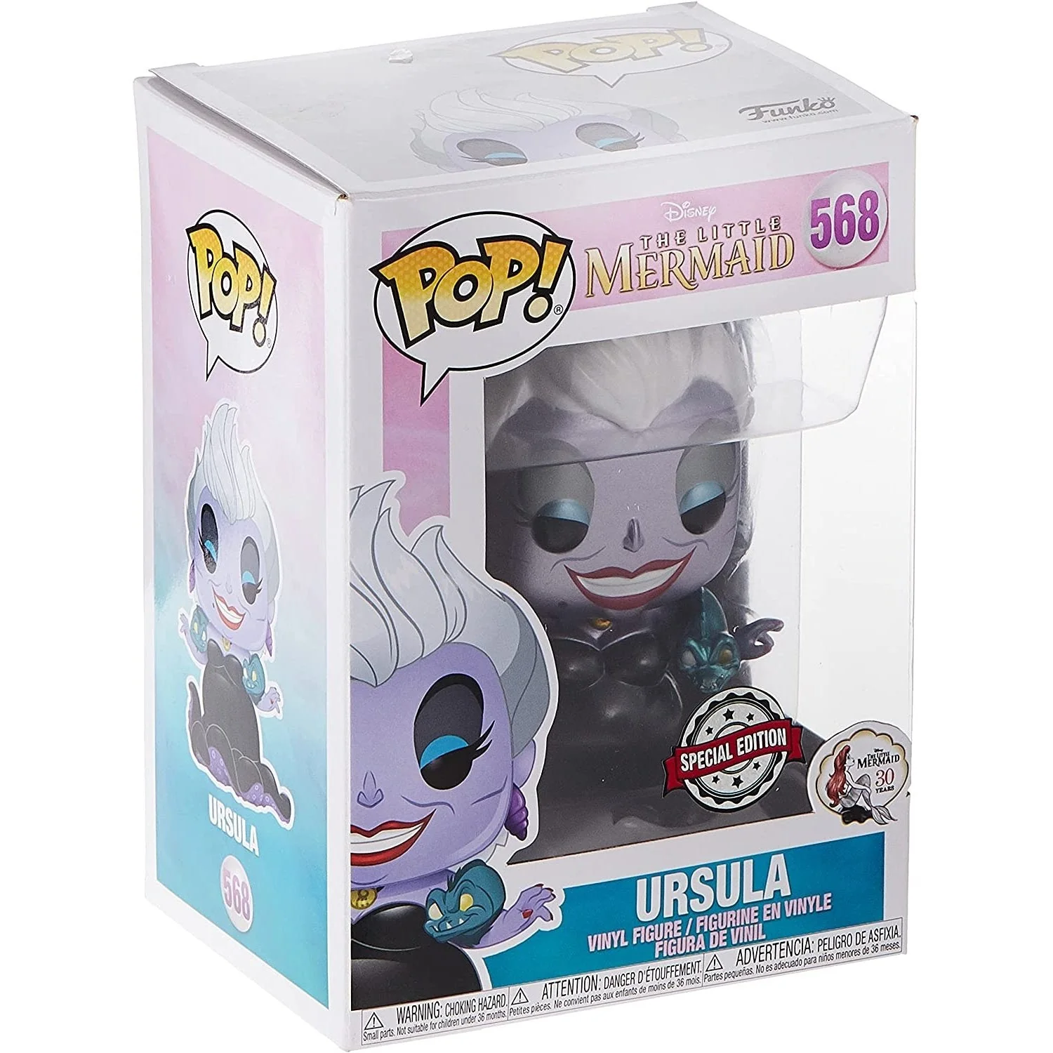 Funko Pop! Disney: The Little Mermaid - Metallic Ursula #568 Exclusive - Image 1
