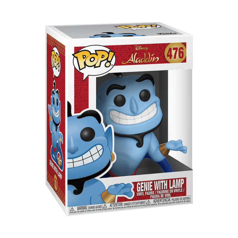 Funko Pop! Disney: Aladdin - Genie with Lamp #476 - Image 2