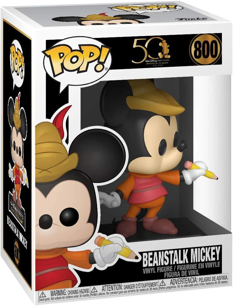 Funko Pop! Disney Archives: Mickey Mouse - Beanstalk Mickey #800 - Image 2