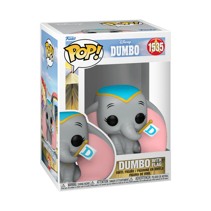 Funko Pop! Disney: Dumbo - Dumbo with Flag #1535 - Image 2