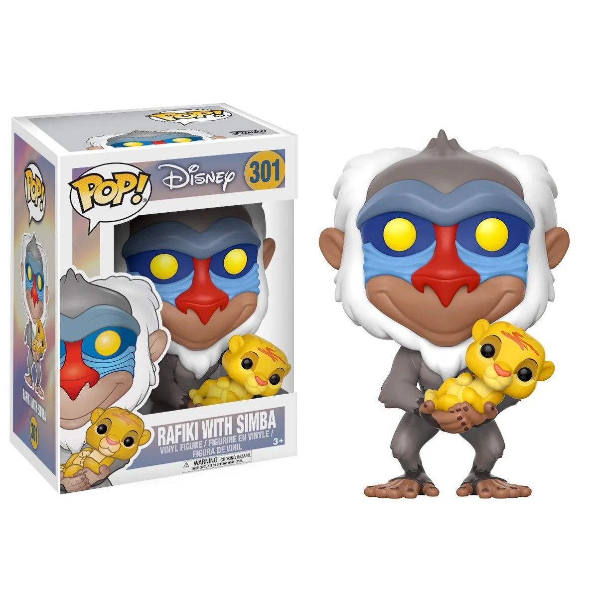 Funko Pop! Disney: The Lion King - Rafiki with Simba #301 - Image 1