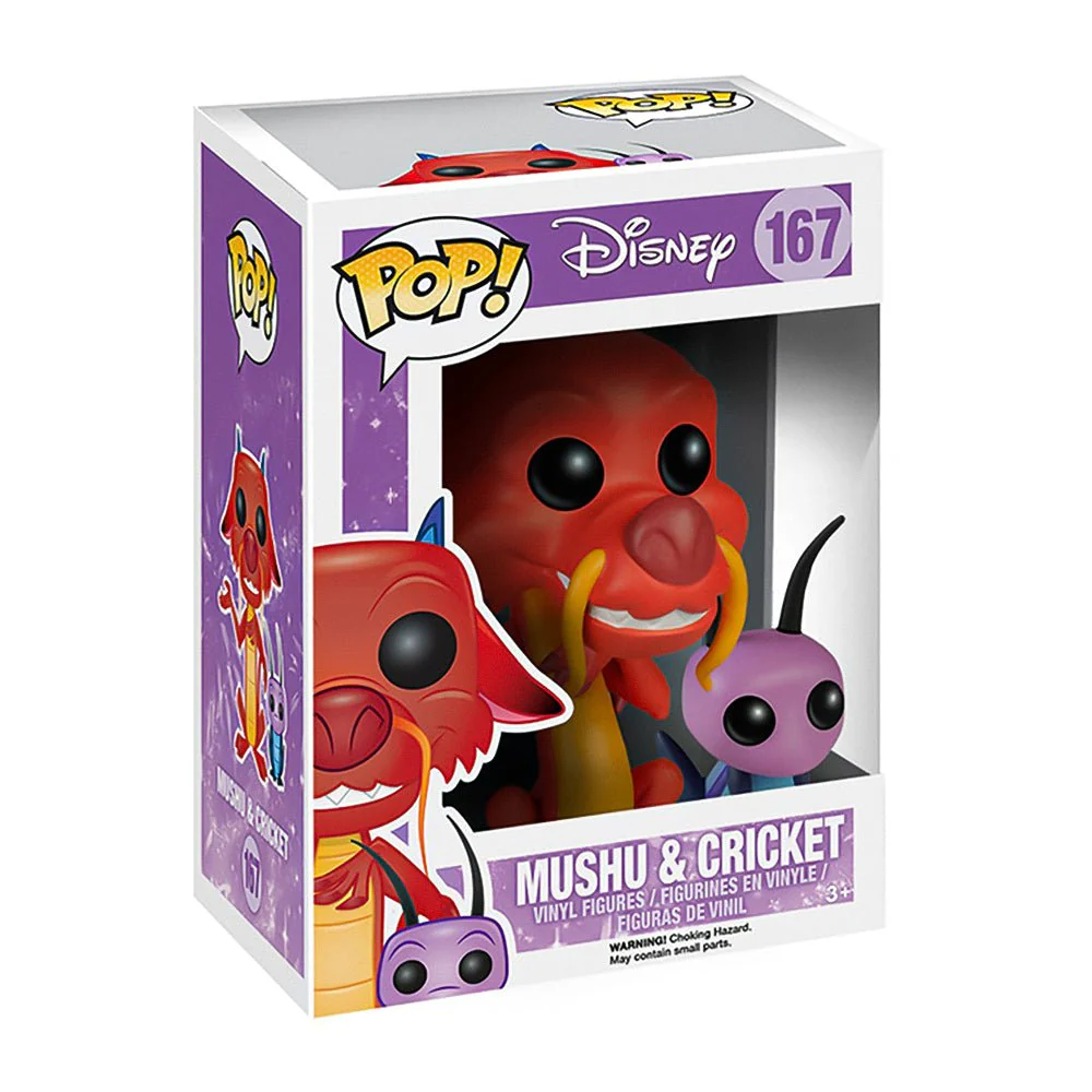 Funko Pop! Disney: Mulan - Mushu & Cricket - Image 2