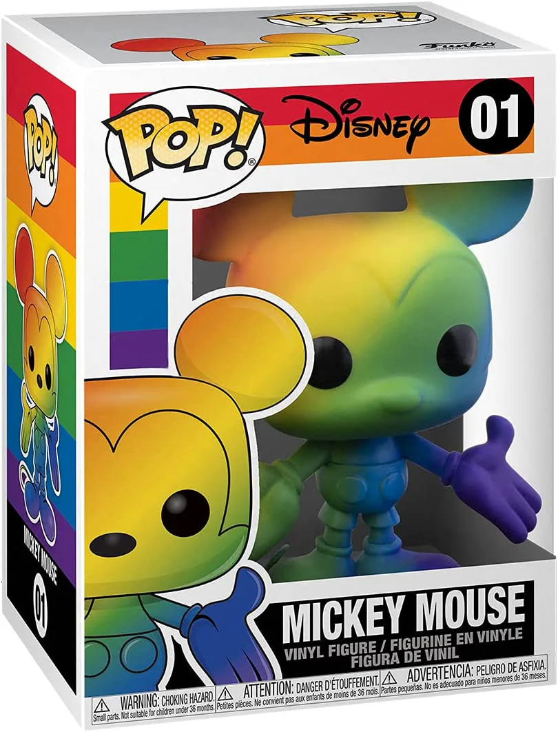 Funko Pop! Disney Pride: Mickey Mouse Rainbow #1040 - Image 2