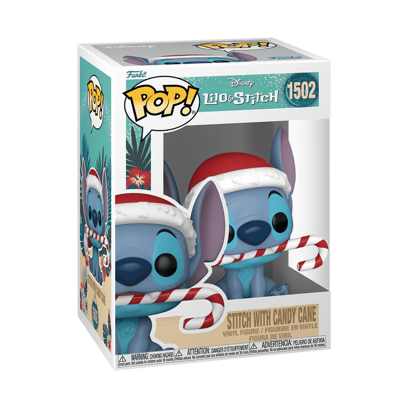 Funko Pop! Disney: Lilo & Stitch - Stitch with Candy Cane #1502 - Image 2