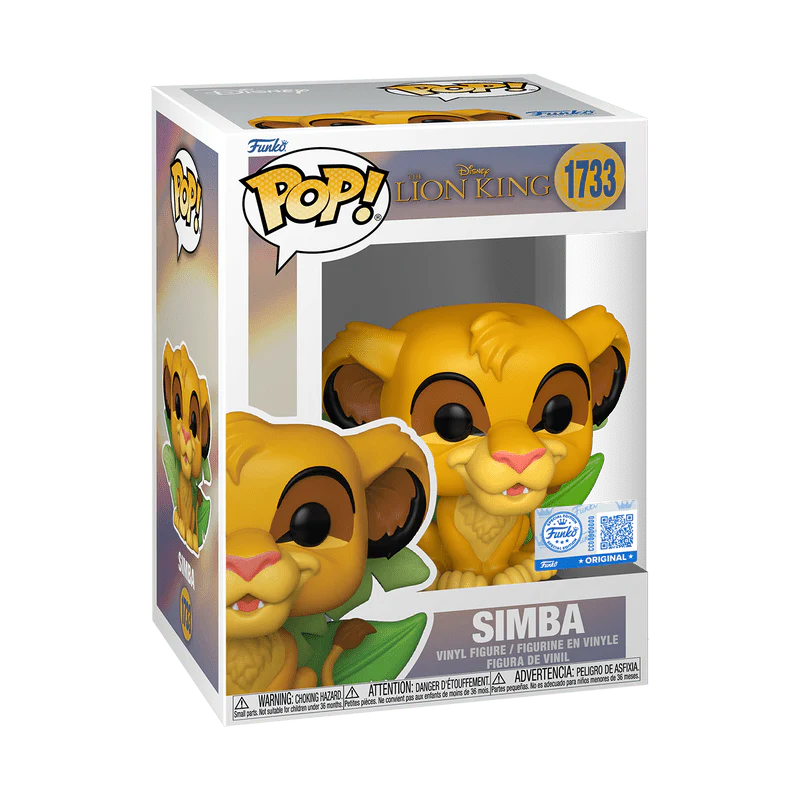 Funko Pop! Disney: The Lion King - Simba with Leaves #1733 Exclusive - Image 2