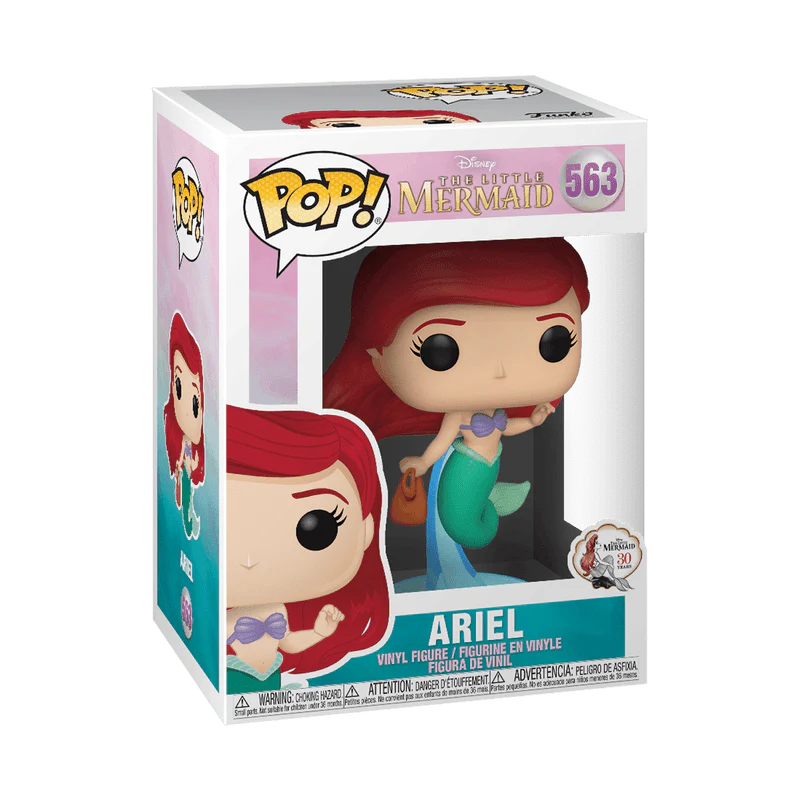 Funko Pop! Disney: The Little Mermaid - Ariel with Bag #563 - Image 2