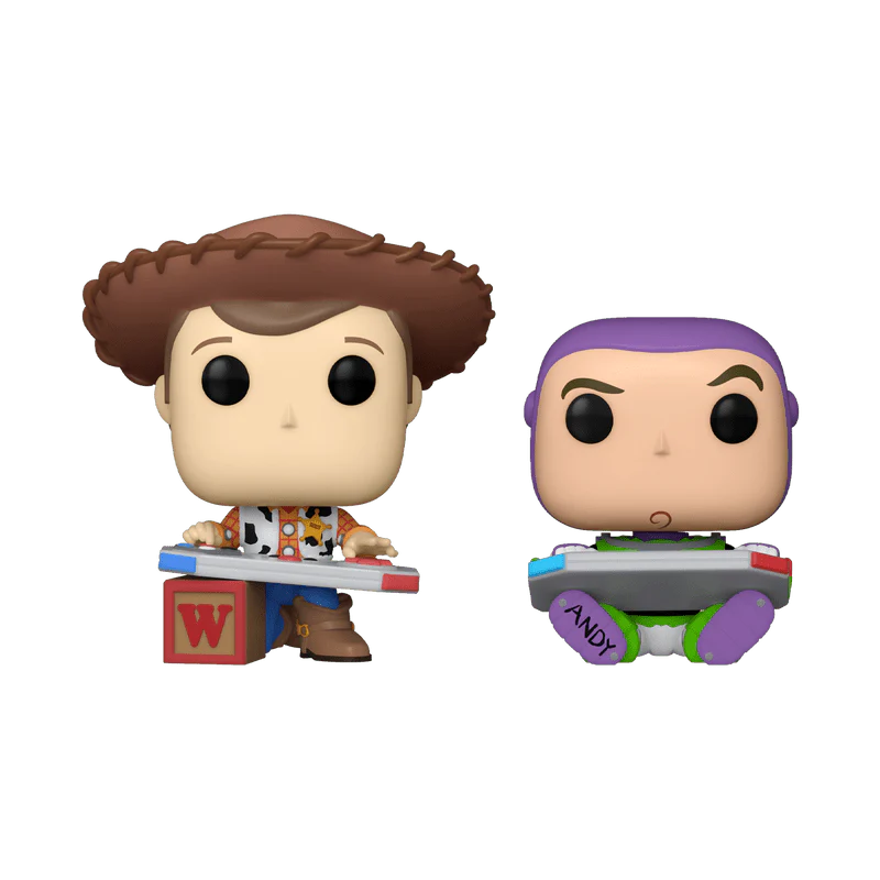 Funko Pop! Disney: Toy Story - Woody & Buzz Lightyear 2-Pack 2024 Limited Edition Entertainment Expo Shared Exclusive - Image 1
