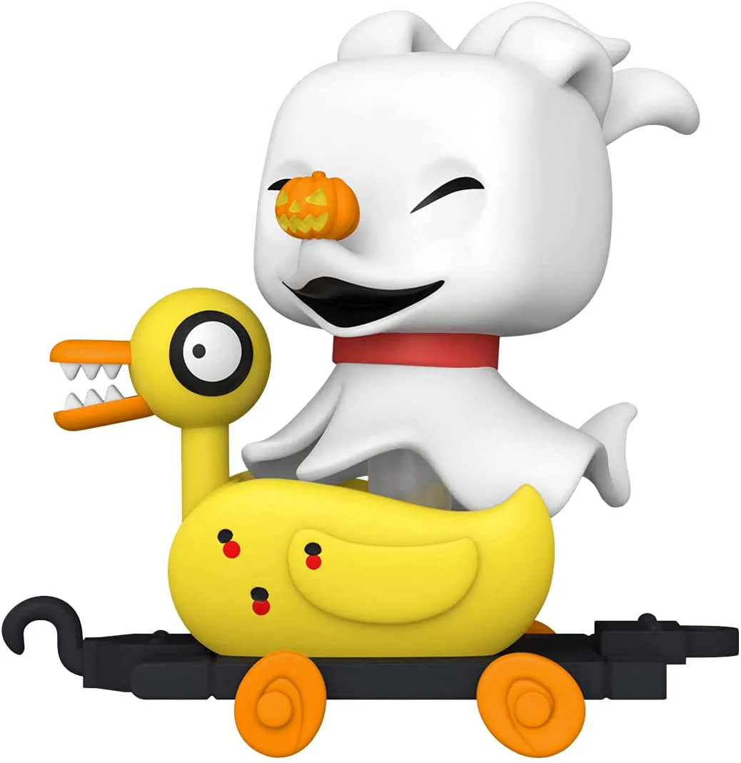 Funko Pop! Disney Train: Nightmare Before Christmas - Zero in Duck Cart Vinyl Figure - Image 1