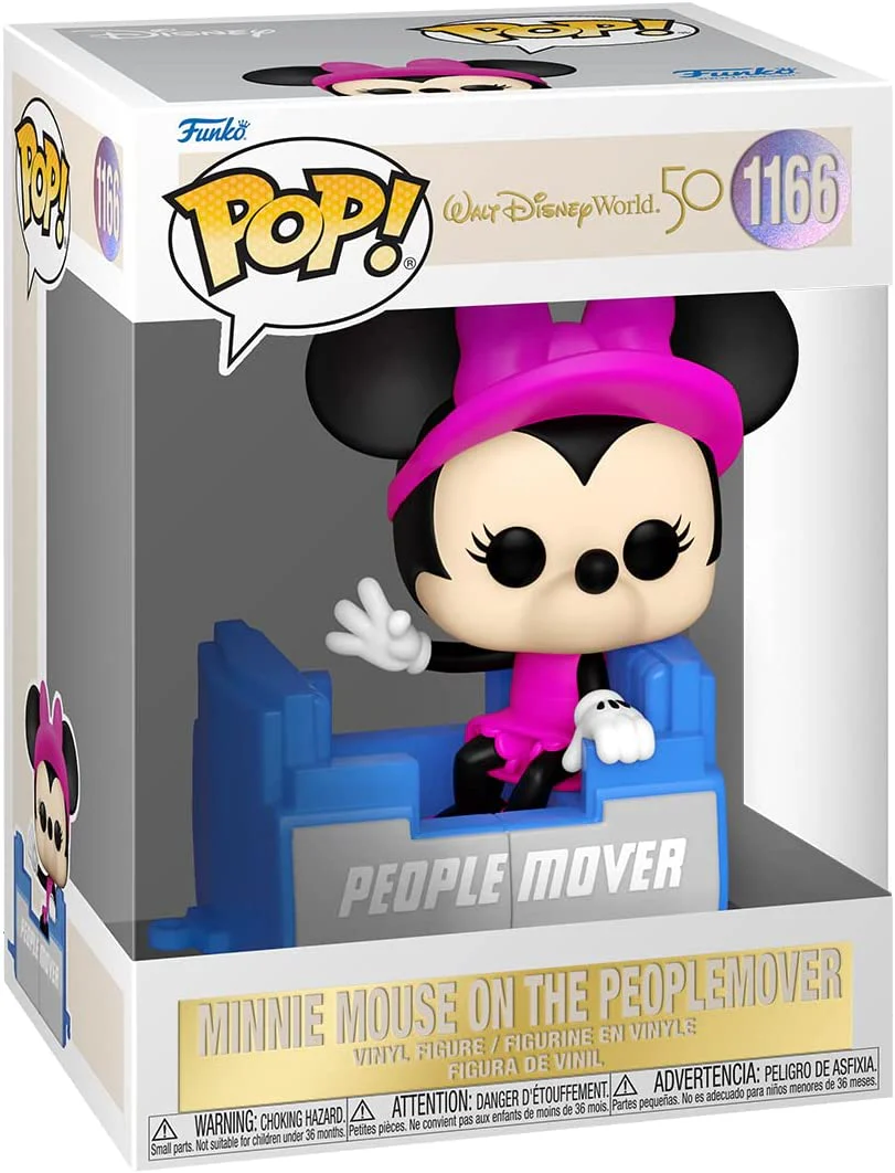 Funko Pop! Disney: Walt Disney World 50th - Minnie Mouse on The People Mover - Image 2