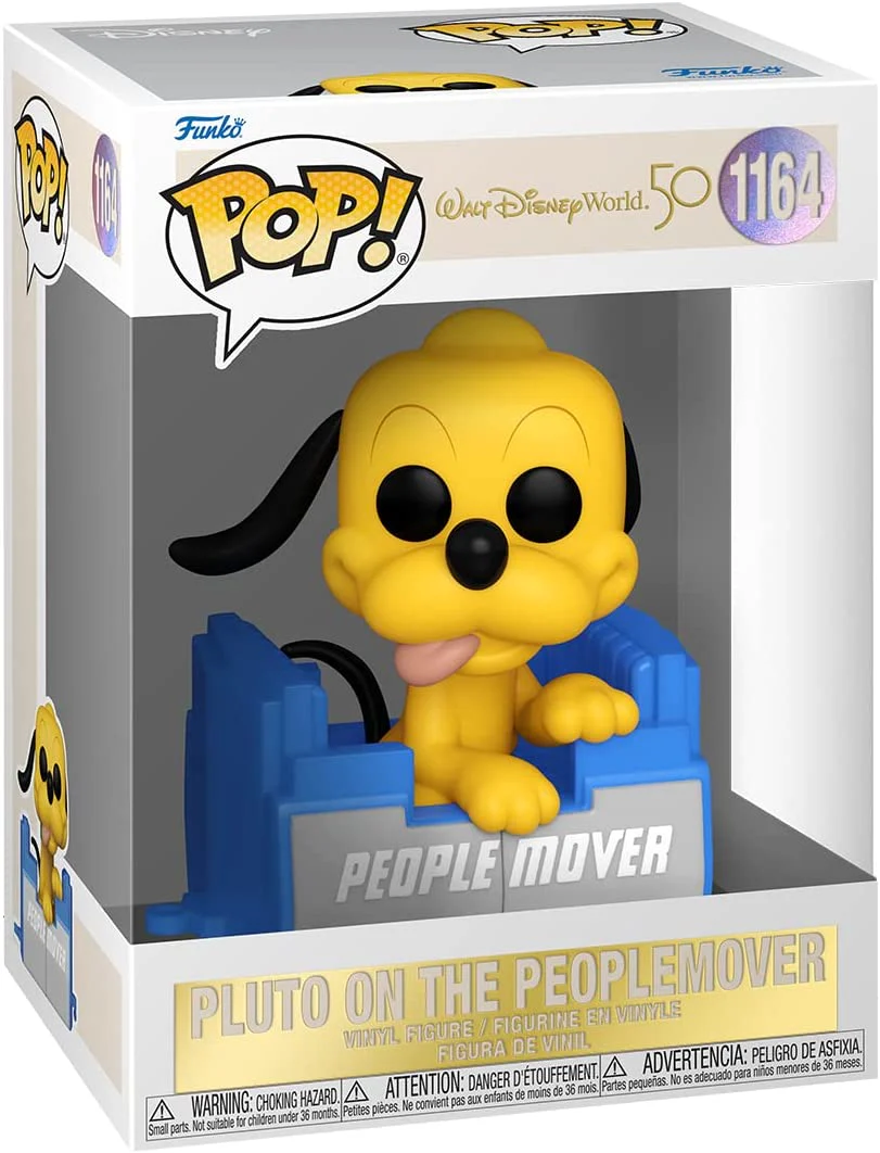 Funko Pop! Disney: Walt Disney World 50th - Pluto on The People Mover Vinyl Figure - Image 2