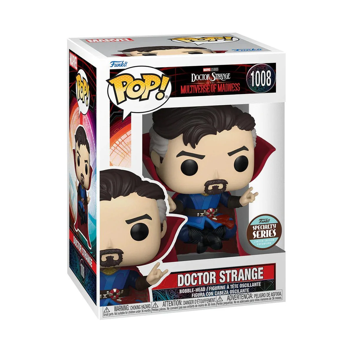 Funko Pop! Marvel: Doctor Strange in the Multiverse of Madness - Doctor Strange Meditating #1008 Specialty Series Exclusive - Image 2