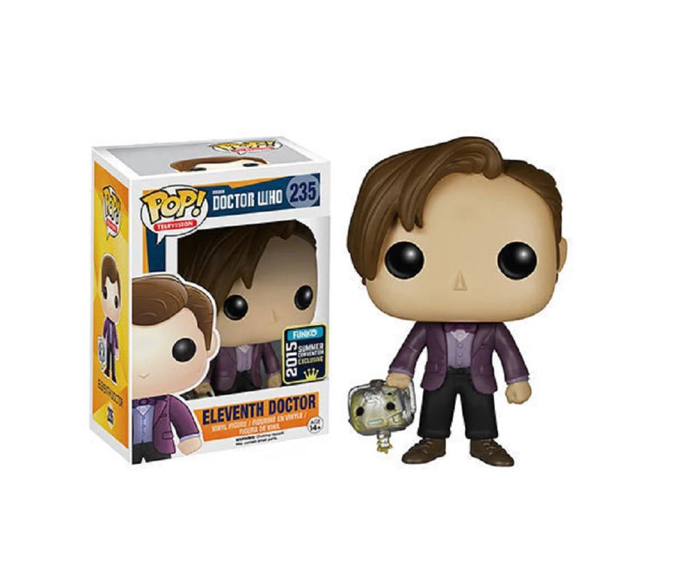 Funko Pop! Doctor Who Eleventh Doctor w/ Cyberman Head Exclusive Vinyl Figure - Image 1