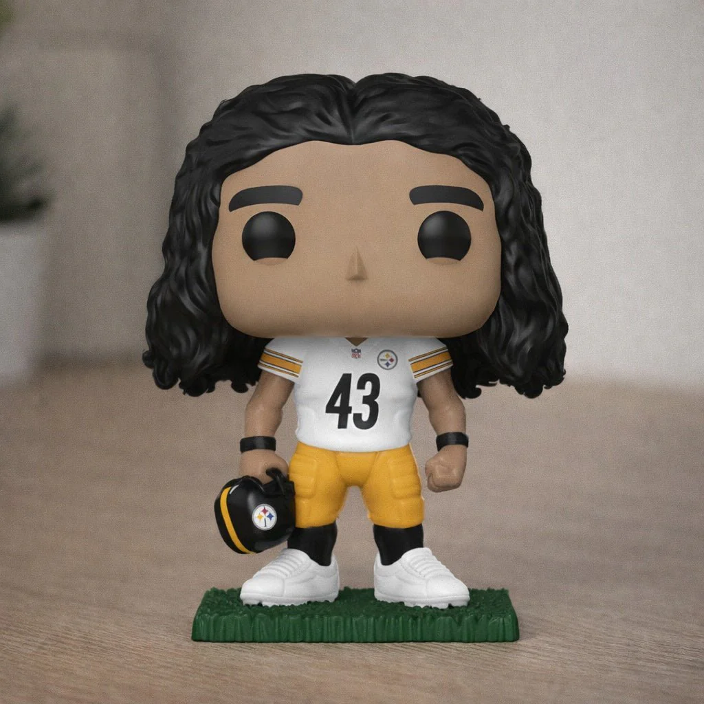 Funko Pop! Football NFL: Pittsburgh Steelers - Troy Polamalu #334 - Image 3