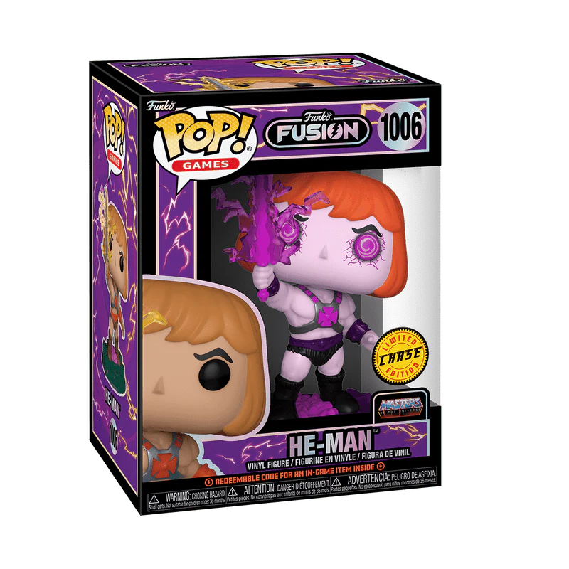 Funko Pop! Fusion Games: Masters of the Universe - He-Man Eddi-fied Chase #1006 - Image 2