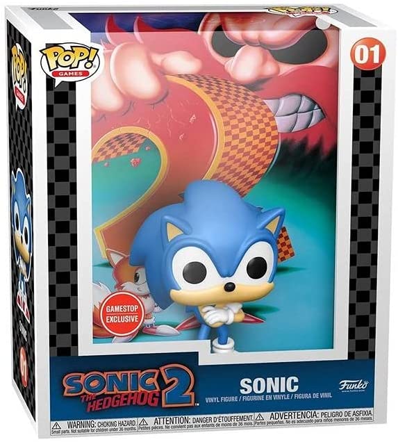 Funko Pop! Game Cover: Sonic The Hedgehog 2 Exclusive Vinyl Figure - Image 1