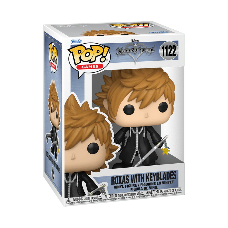 Funko Pop! Games: Kingdom Hearts - Roxas with Keyblades #1122 - Image 2