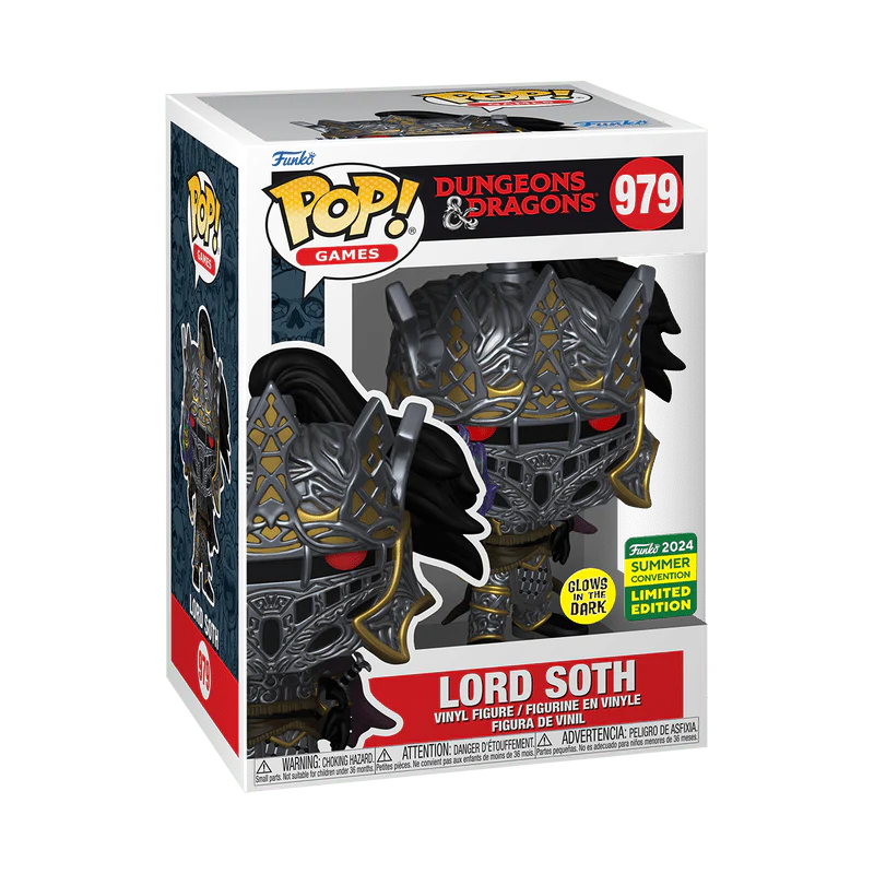 Funko Pop! Games: Dungeons & Dragons - Lord Soth #979 Glow-in-the-Dark 2024 Summer Convention - Image 2