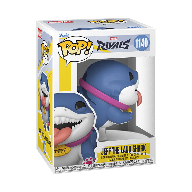 Funko Pop! Games: Marvel Rivals - Jeff the Land Shark #1140 - Image 2