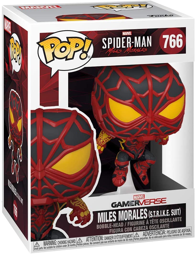 Funko Pop! Games: Marvel’s Spider-Man: Miles Morales - Miles Strike Suit Vinyl Figure - Image 1