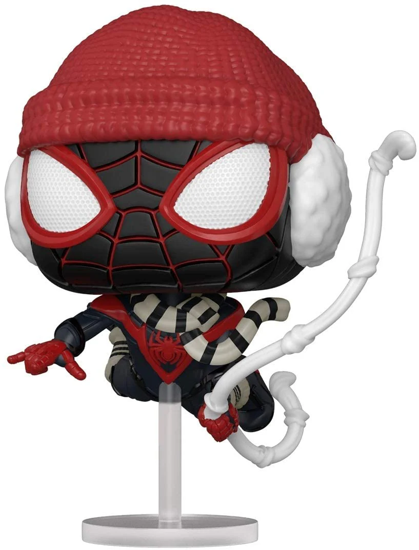 Funko Pop! Games: Marvel’s Spider-Man: Miles Morales- Winter Suit Vinyl Figure - Image 1