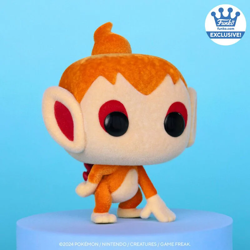 Funko Pop! Games: Pokemon - Chimchar Flocked #963 Shop Exclusive - Image 3