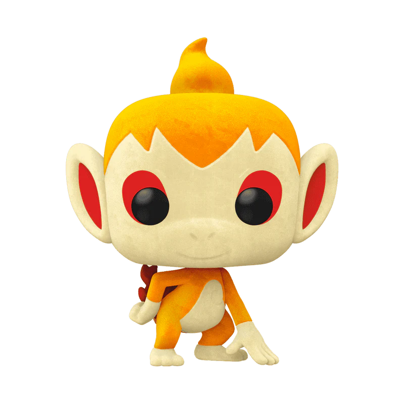 Funko Pop! Games: Pokemon - Chimchar Flocked #963 Shop Exclusive - Image 1