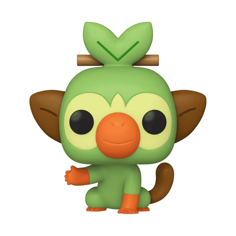Funko Pop! Games: Pokemon - Grookey Waving #957 - Image 1