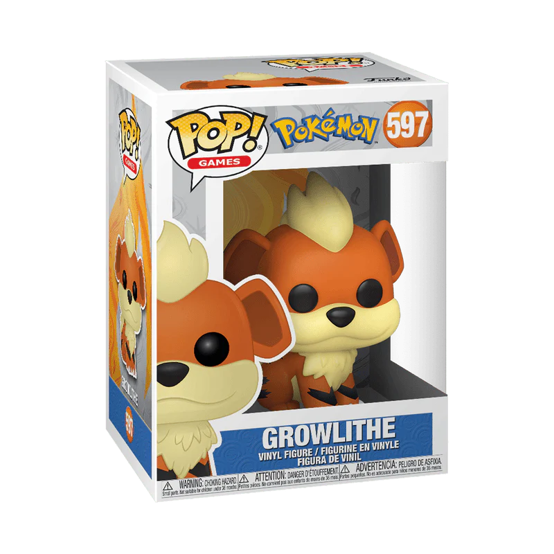 Funko Pop! Games: Pokemon - Growlithe #597 - Image 2