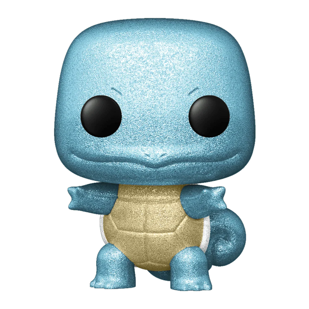 Funko Pop! Games: Pokemon - Squirtle Diamond Collection #504 2021 Summer Virtual Funkon Limited Edition - Image 1