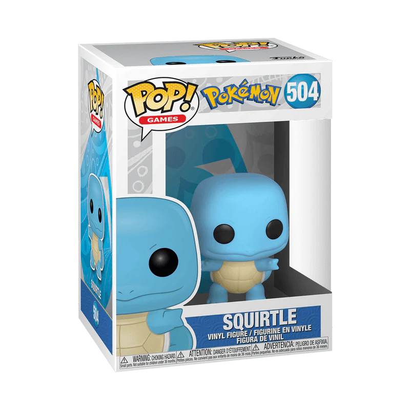 Funko Pop! Games: Pokemon - Squirtle #504 - Image 2