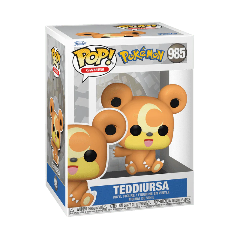 Funko Pop! Games: Pokemon - Teddiursa #985 - Image 2