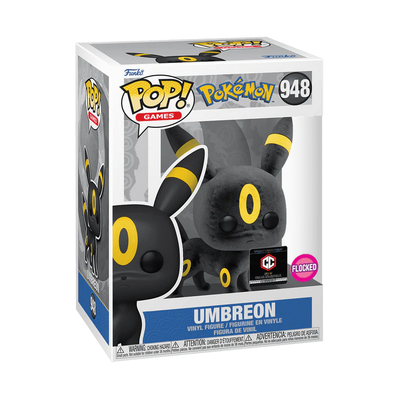 Funko Pop! Games: Pokemon - Umbreon Flocked #948 Chalice Collectibles Exclusive - Image 2